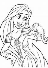 Rapunzel Printable Coloring Pages sketch template