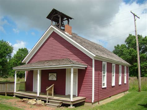 Kansas One Room Schoolhouses: Green Elm School, District 41, One Room Schoolhouse in Crawford ...