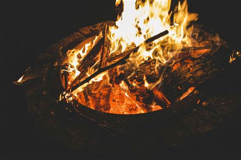 Burning House During Night Time · Free Stock Photo