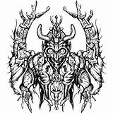 19  Demons Coloring Pages VanceRamsay sketch template