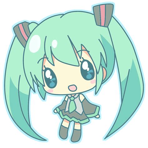 Hatsune Miku Chibi Render by Melody by ArtByMelody on DeviantArt