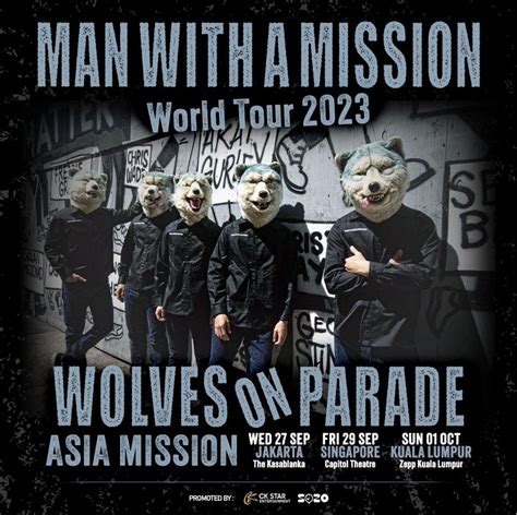 MAN WITH A MISSION Kembali Konser di Indonesia September 2023!