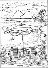 Beach Themed Coloring Pages At GetColoringscom  Free Printable sketch template