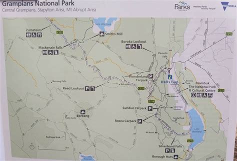 Grampians National Park - Accommodation, Camping, Map & Address, Vic