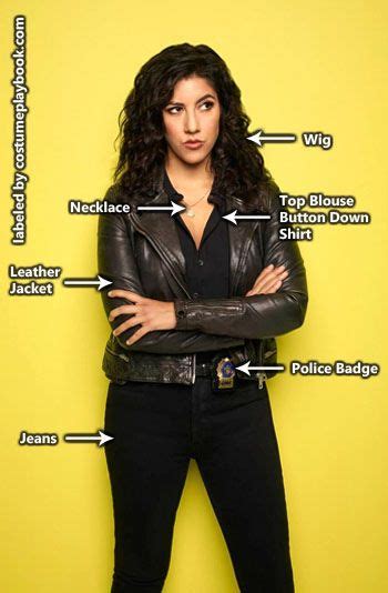 Rosa Diaz from Brooklyn Nine-Nine. Full guide: http://costumeplaybook.com/tv-shows/brooklyn-nine ...