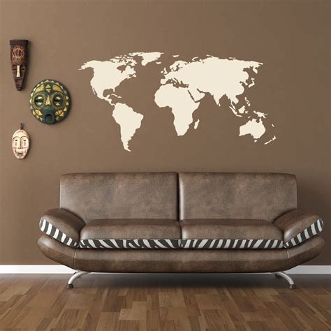 World Map Wall Decal | Wayfair