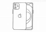 Apple Iphone Coloring Pages sketch template