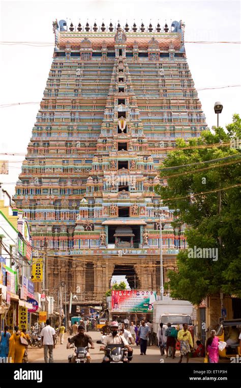 Gopuram srirangam hi-res stock photography and images - Alamy