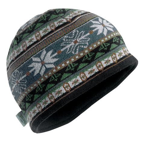 Turtle Fur Lars Merino Wool Nordic Style Knit Beanie, Men's Fleece ...