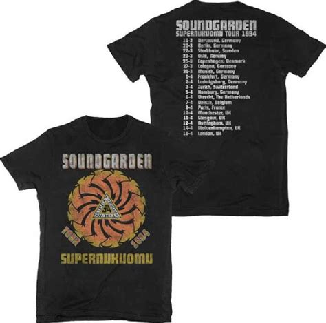 Soundgarden Superunknown Tour 1994 Men's Unisex Vintage Concert T-shirt ...