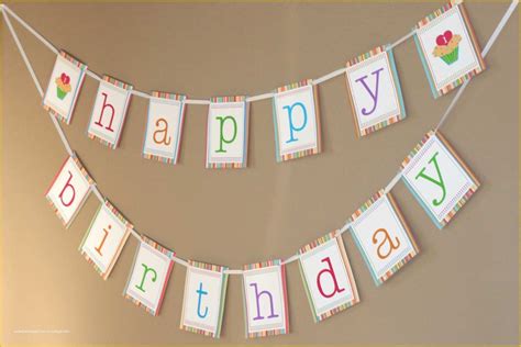 Free Printable Happy Birthday Banner Templates Of 7 Best Of Birthday Banner Printable Template ...