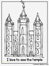 Kirtland Temple Coloring Page Pages sketch template