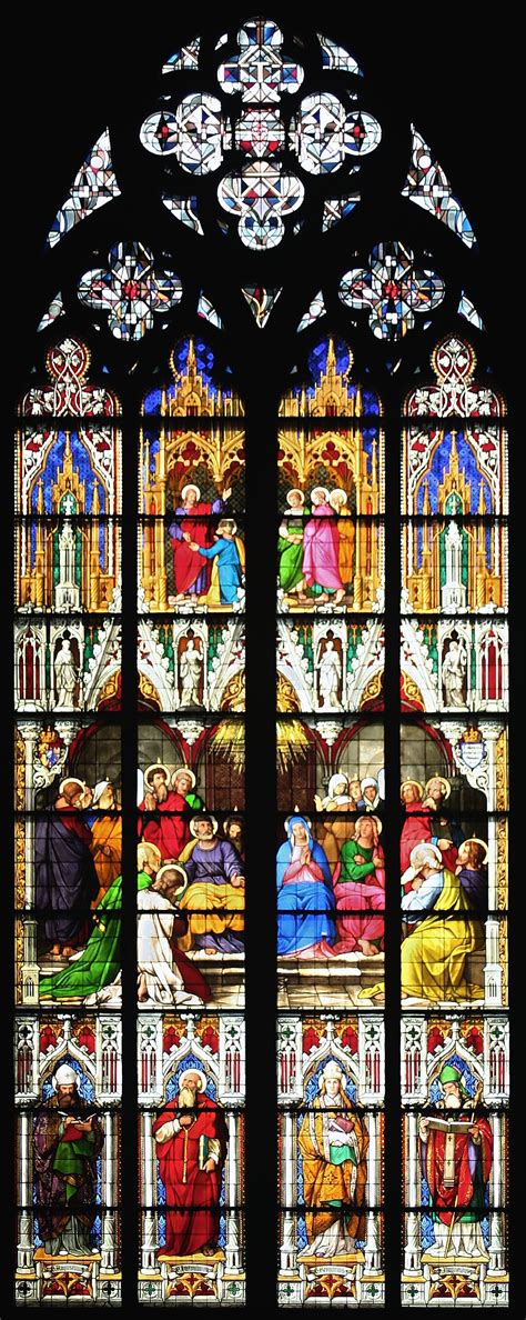 Cologne Cathedral - Germany - stained glass window Stained Glass Rose, Stained Glass Church ...