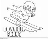 Printable Winter Olympic Coloring Pages sketch template