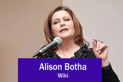 Alison Botha Wiki, Biography, Ethnicity, Net Worth - Aitechtonic