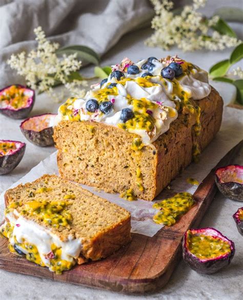 Easy Vegan Passionfruit Cake - Rainbow Nourishments