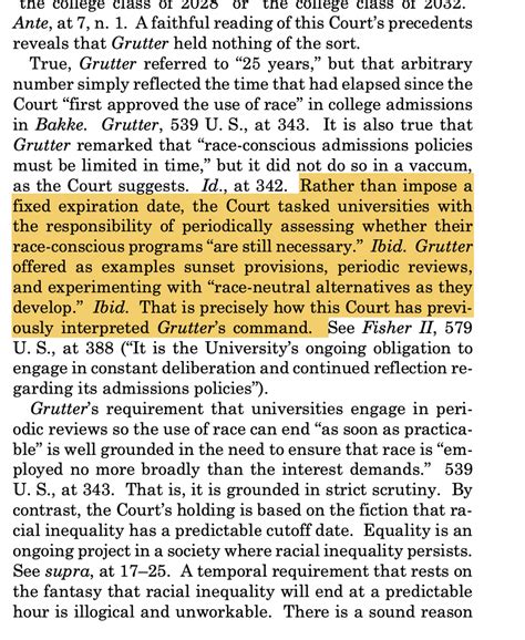 Richard Hanania on Twitter: "How does Sotomayor answer the references ...