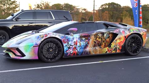 Feds auction off jailed YouTuber’s 57 cars including Power Rangers Lamborghini - Dexerto