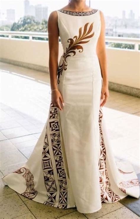 Polynesian Wedding Dress - jenniemarieweddings