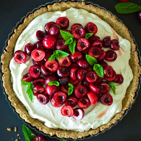 Fresh Cherry Tart - Around the World in Eighty Dishes