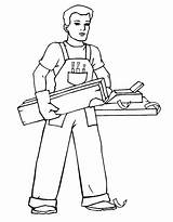 The Carpenter coloring Page  Download Print Or Color Online For Free sketch template