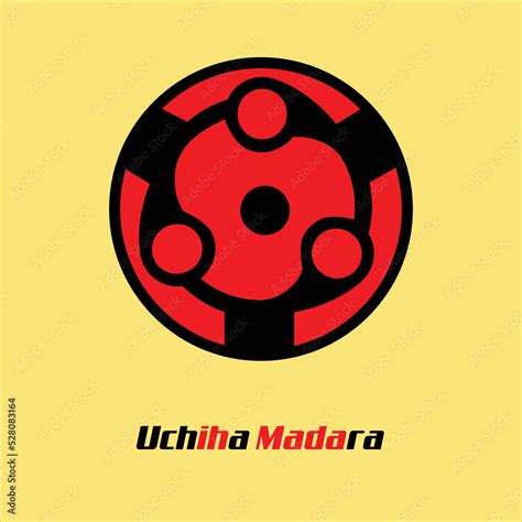 mangekyou sharingan illustration. The eyes of a Uchiha Madara . Stock ...