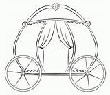 Cinderella Carriage Coloring Pages Sketch Page sketch template