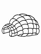 Igloo Coloring Pages  Free Printable For Kids sketch template