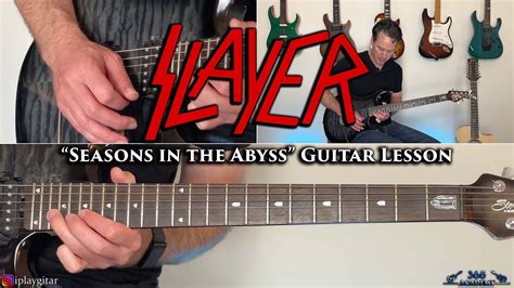 Slayer - Seasons in the Abyss Guitar Lesson - YouTube