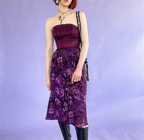 Purple Fashion, 90s Fashion, Autumn Fashion, Fashion Looks, Fashion Outfits, Fancy Outfits ...