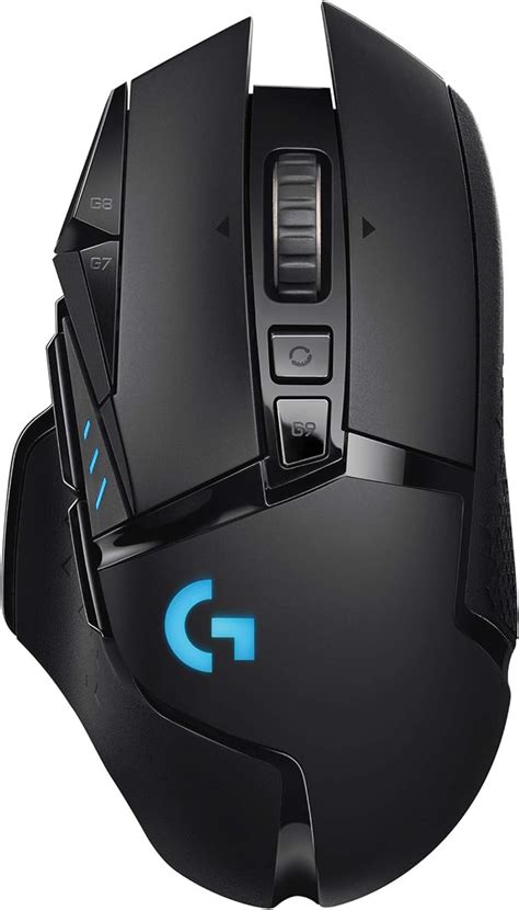 Logitech G502 Lightspeed Wireless Gaming Mouse, Hero 16K Sensor, 16,000 DPI, RGB, Adjustable ...