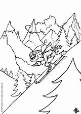 Coloring Page skiing  Free Printables Img 6465 sketch template