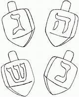 Dreidel Printable Coloring Sheet  Word Searches sketch template