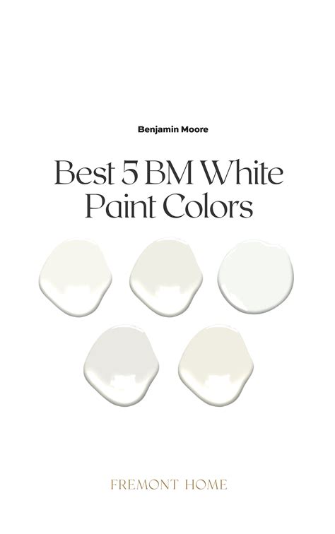 Best 5 Benjamin Moore White Paint Colors Undertone Guide for - Etsy Off ...