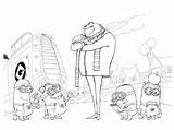 Despicable me Coloring Pages  Printable sketch template