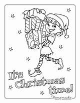Free Printable Elf Coloring Pages For Kids sketch template