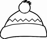 Printable Winter Hat Coloring Page  And Enjoyable Learning sketch template