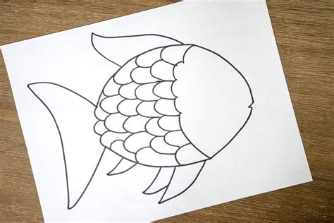 Rainbow Fish Craft With Free Template - The Best Ideas for Kids