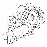Premium Vector  Coloring Illustration Of Cartoon Relaxing cigarette sketch template