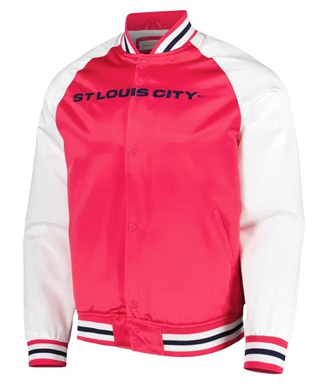 Pink/White St. Louis City SC Jacket - Jackets Expert