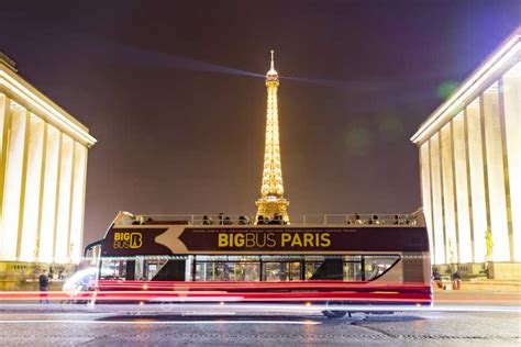 Paris: Big Bus Panoramic Night Tour | GetYourGuide