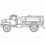 Truck sketch coloring Book cartoon Isolated Vector Image sketch template