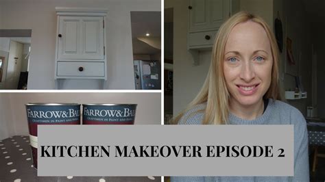 KITCHEN MAKEOVER | HOW TO PAINT KITCHEN CABINETS IN FARROW & BALL PAINT | EPISODE 2 | UK - YouTube