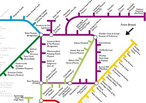 Somerset Routes Map | Route map, Somerset, Visitor attraction