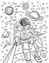 Astronaut Coloring Pages sketch template