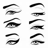 Printable Eyebrow Stencil For Thick Eyebrows – Free Download And Print  sketch template