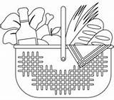 Picnic Basket Food Coloring Page  Free Printable Coloring Pages sketch template