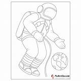 Astronaut Coloring Page sketch template