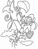 Jack And The Beanstalk Coloring Pages  Best For Kids sketch template