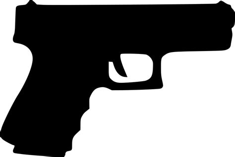 Silueta De Pistola Glock Descargar Pngsvg Transparente | Images and ...